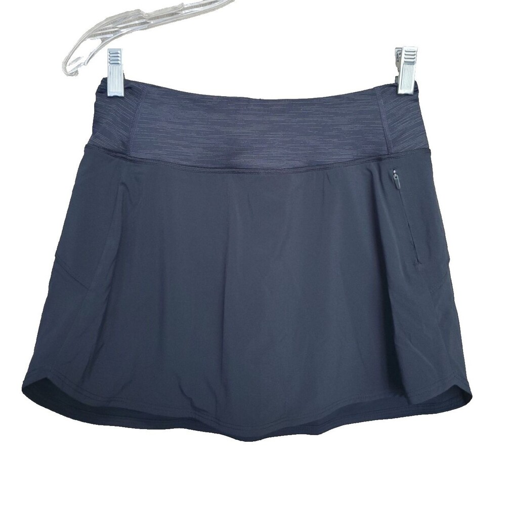 Outdoor Voices Hudson Black Zip-Pocket Activewear Skort Size Small